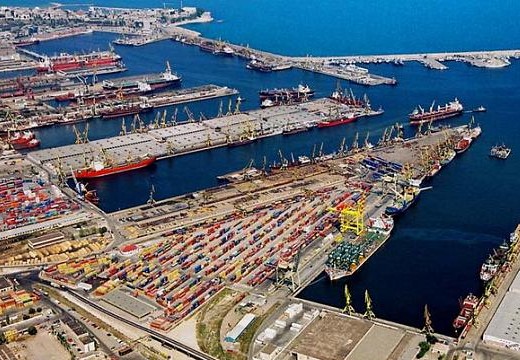 Перевалка в порту Констанца
