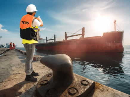 Портове експедирування з TEUS